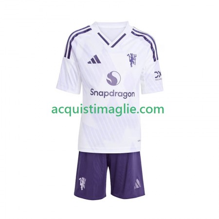 Divisa di Calcio Manchester United Bambino Trasferta 2025/2026